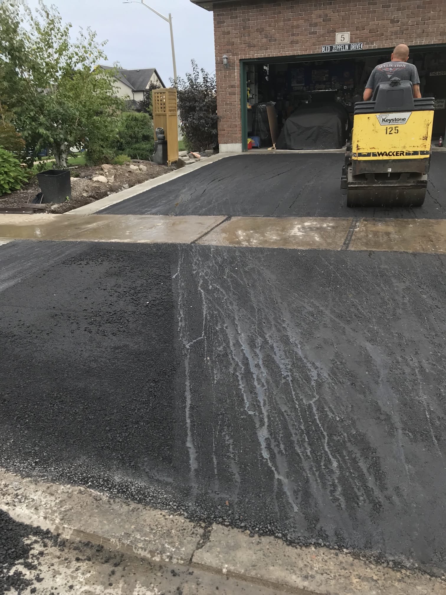Asphalt Paving card